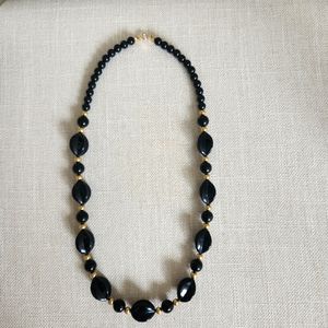 Black and gold necklace